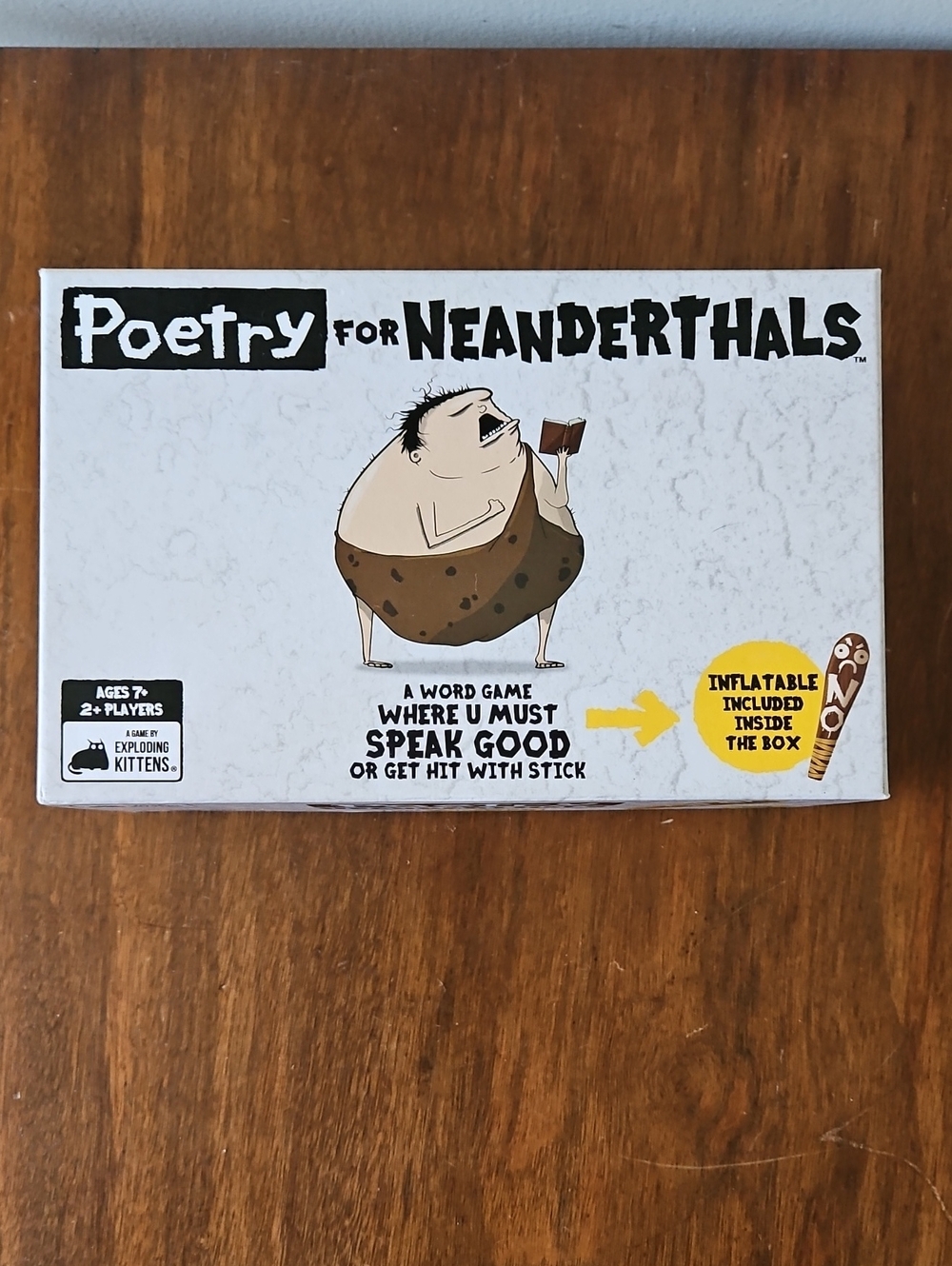 Poetry For Neanderthals Game